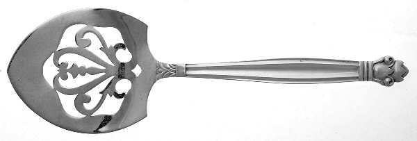 Copenhagen (Sterling, 1936, No Monograms) Tomato Server, Solid Piece by Manchester