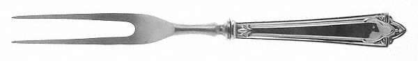 Doric (Sterling, 1932) Small Steak Carving Fork with Stainless Prongs