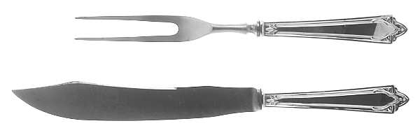 Doric (Sterling, 1932) Small Stainless Blade 2-Piece Steak Carving Set