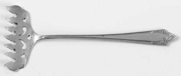 Doric (Sterling, 1932) Large Solid Tined Sardine Serving Fork