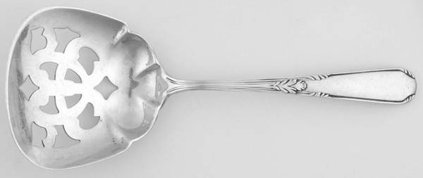 Fleetwood (Sterling, 1910) Solid Bon Bon Spoon with Pierced Bowl