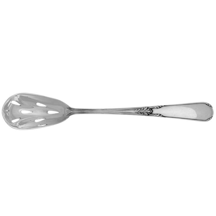 Fleetwood (Sterling, 1910) Pierced Bowl Short Handle Olive Spoon by Manchester