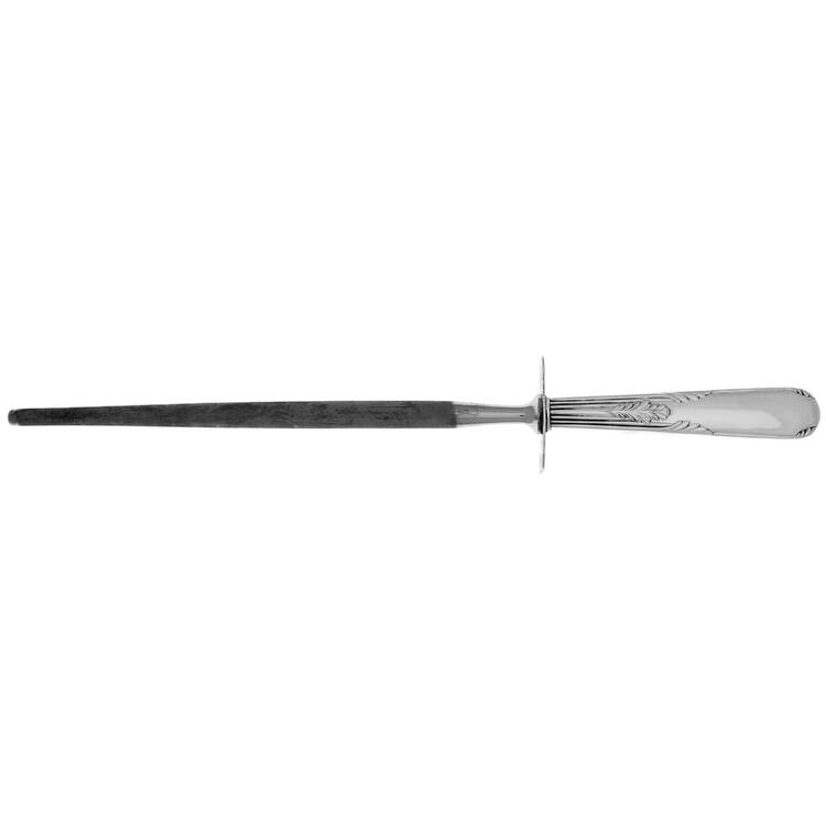 Fleetwood (Sterling, 1910) Large Roast Steel Rod Knife Sharpener by Manchester