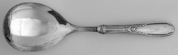 Fleetwood (Sterling, 1910) Casserole Spoon with Silverplate Shell Bowl