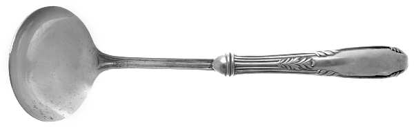Fleetwood (Sterling, 1910) Hollow Handle Gravy Ladle, Plate Bowl