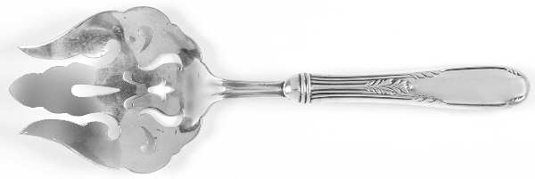 Fleetwood (Sterling, 1910) Medium Cold Meat Serving Fork, Plated Tines