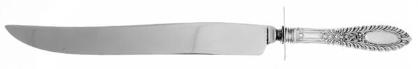 Gadroonette (Sterling, 1938, No Monograms) Knife-Carv/Lg-Stnbl/Roast Sterling Guard