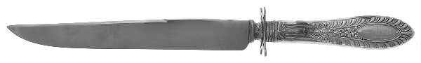 Gadroonette (Sterling, 1938, No Monograms) Small Steak Carving Knife with Stainless Blade
