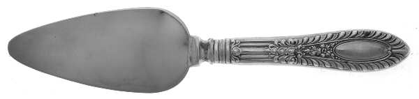 Gadroonette (Sterling, 1938, No Monograms) Cheese Server with Stainless Blade