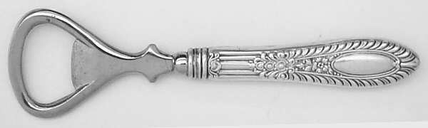 Gadroonette (Sterling, 1938, No Monograms) Bottle Opener with Stainless Bowl