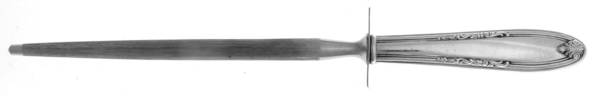 Leonore (Sterling, 1939) Large Knife Sharpener-Steel Rod w/Sterling Guard