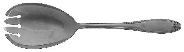 Leonore (Sterling, 1939) Solid Salad Serving Fork