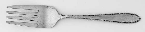 Manchester (Sterling, 1932, No Monograms) Baby Fork