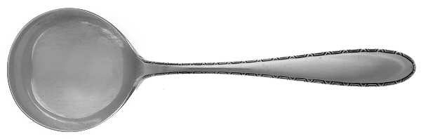 Manchester (Sterling, 1932, No Monograms) Round Bowl Soup Spoon (Bouillon)