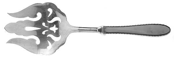 Manchester (Sterling, 1932, No Monograms) Medium Cold Meat Serving Fork, Plated Tines