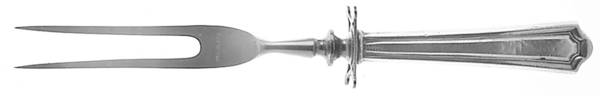 Mary Warren (Sterling, 1910-1932) Small Steak Carving Fork with Stainless Prongs