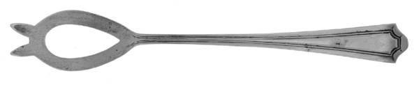 Mary Warren (Sterling, 1910-1932) Pierced Bowl Short Handle Olive Spoon
