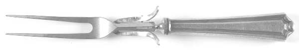 Mary Warren (Sterling, 1910-1932) Large Stainless-Prong Roast Carving Fork