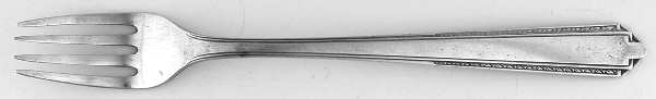 Park Avenue (Sterling, 1931, No Monograms) Grille Fork (Viande)