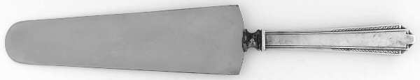 Park Avenue (Sterling, 1931, No Monograms) Cake Knife with Silverplate Blade