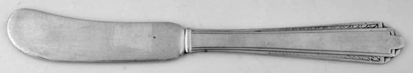 Park Avenue (Sterling, 1931, No Monograms) Small Flat Handled Butter Spreader
