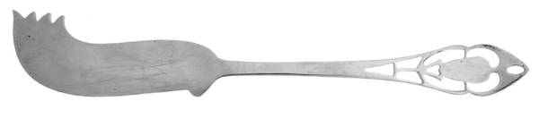 Pierced Handle (Sterling, 1951) Solid Serving Cheese Knife