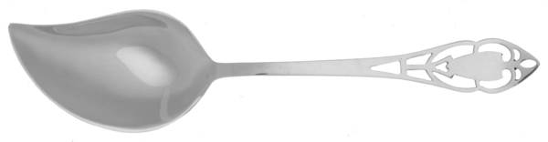 Pierced Handle (Sterling, 1951) Large Solid Jelly Server