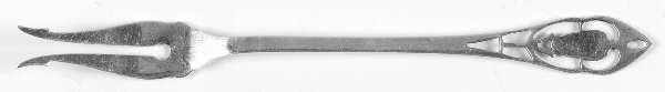Pierced Handle (Sterling, 1951) Olive Fork by Manchester