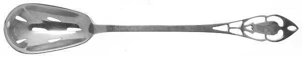 Pierced Handle (Sterling, 1951) Pierced Bowl Short Handle Olive Spoon