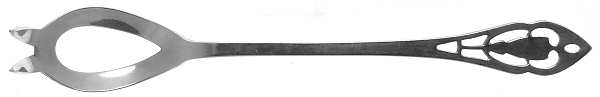 Pierced Handle (Sterling, 1951) Olive Fork