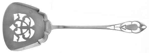 Pierced Handle (Sterling, 1951) Small Cucumber Server