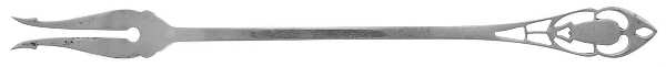 Pierced Handle (Sterling, 1951) Long Handle Olive Fork