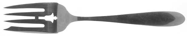 Pilgrim (Sterling, 1932) Medium Solid Cold Meat Serving Fork