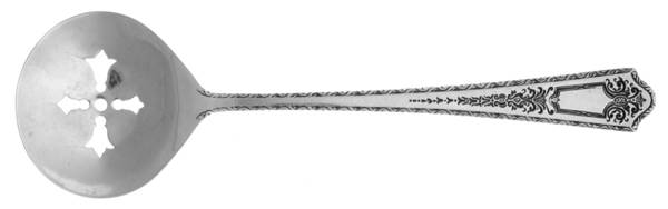 Princess (Sterling, 1910-1932) Solid Bon Bon Spoon with Pierced Bowl
