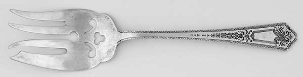 Princess (Sterling, 1910-1932) Small Solid Cold Meat Serving Fork