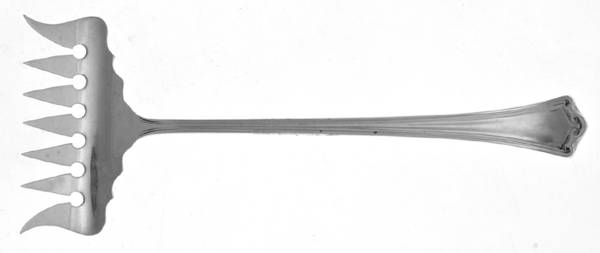 Roanoke (Sterling, 1918) Large Solid Tined Sardine Serving Fork