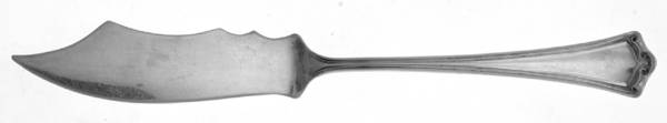 Roanoke (Sterling, 1918) Flat Handle Master Butter Knife