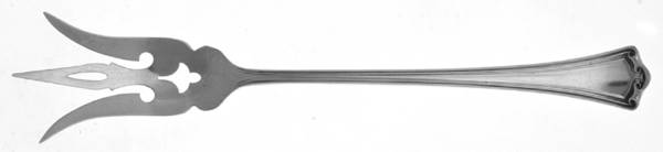 Roanoke (Sterling, 1918) Large Lettuce Serving Fork