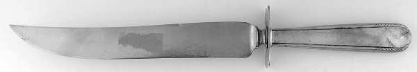 Silver Stream (Sterling, 1934, No Monograms) Small Steak Carving Knife with Stainless Blade