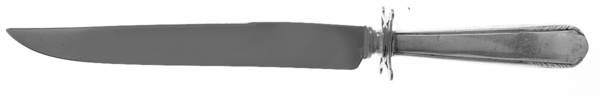 Silver Stream (Sterling, 1934, No Monograms) Small Steak Carving Knife with Stainless Blade