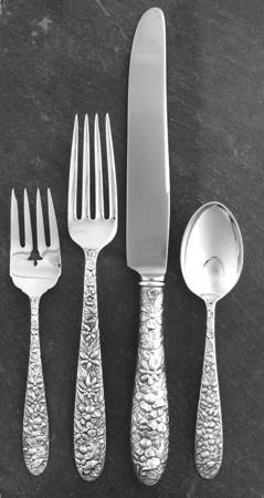 Southern Rose (Sterling, 1933) 4 Piece Dinner Size Setting
