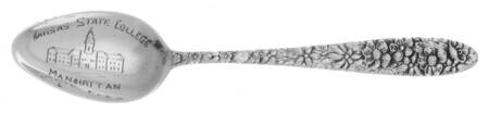 Southern Rose (Sterling, 1933) Souvenir Spoon (Demitasse)