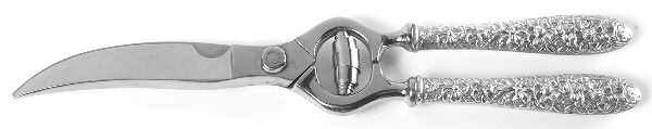 Southern Rose (Sterling, 1933) Poultry Shears with Stainless Blades