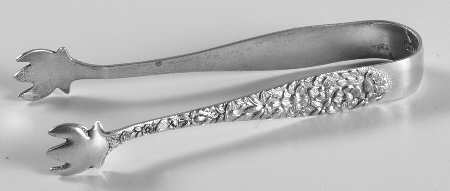 Southern Rose (Sterling, 1933) Small Sugar Tongs