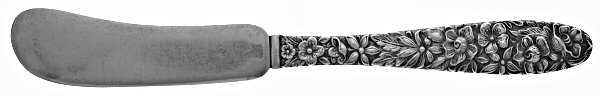 Southern Rose (Sterling, 1933) Flat Handle Butter Spreader