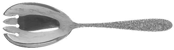 Southern Rose (Sterling, 1933) Solid Salad Serving Fork