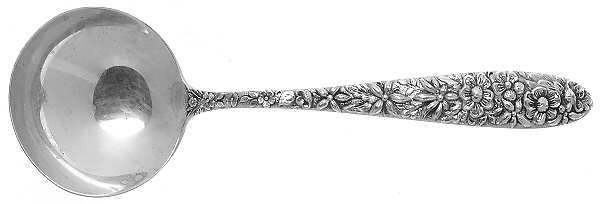 Southern Rose (Sterling, 1933) Round Bowl Soup Spoon (Bouillon)