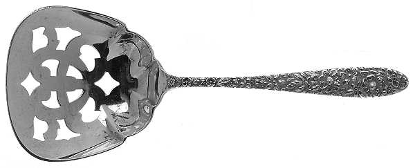 Southern Rose (Sterling, 1933) Small Pierced Nut Serving Spoon