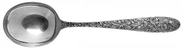 Southern Rose (Sterling, 1933) Round Bowl Soup Spoon (Gumbo)