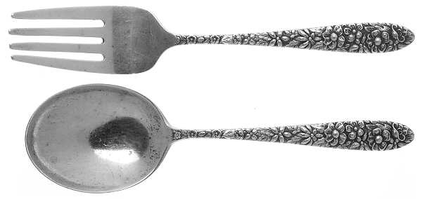 Southern Rose (Sterling, 1933) 2 Pc Baby Set (BF, BS)